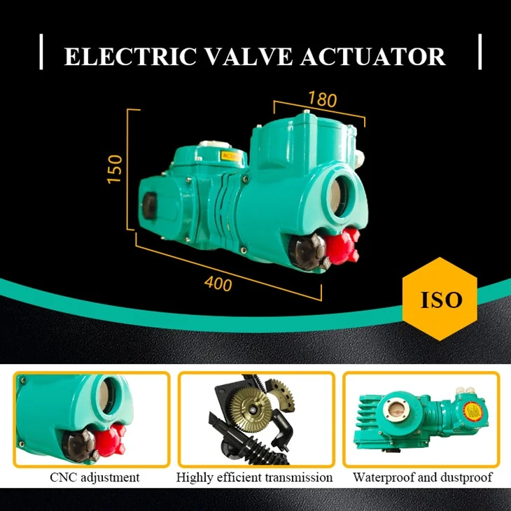 Part Turn Electric Valve Actuator IP65 12V 24V