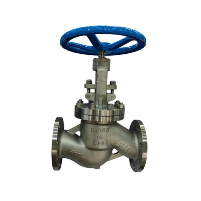DN100 Stainless hlau A351 Flange Globe Valve